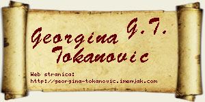 Georgina Tokanović vizit kartica